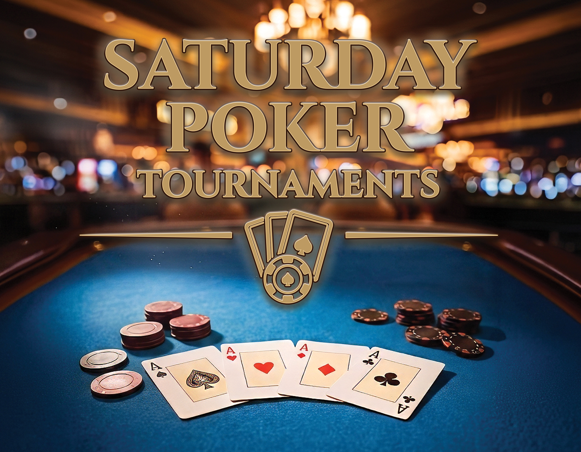 Saturday Poker Tournaments at American Place Casino